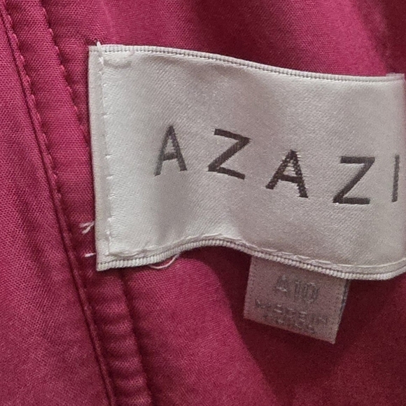 Azazie Pierrette Fuchsia Chiffon Dress - Picture 5 of 9